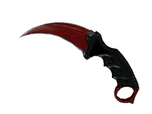 ★ Karambit | Crimson Web (Well-Worn)